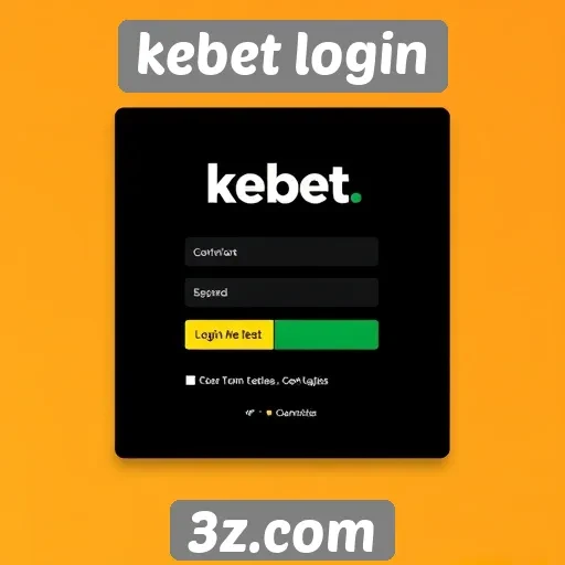 Avaliação da interface do site kebet login